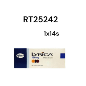 LYRICA Pregabalin 150mg. 1x14sแยกขายเป็นแผง 1กล่องจะมี4 แผง