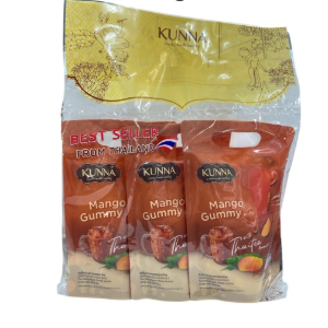 KUNNA Mahachanok Mango Gummy with Thai Tea (120gx3)