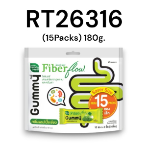HANDY HERB Fiber Flow Gummy Saver Size 15packs 180g.