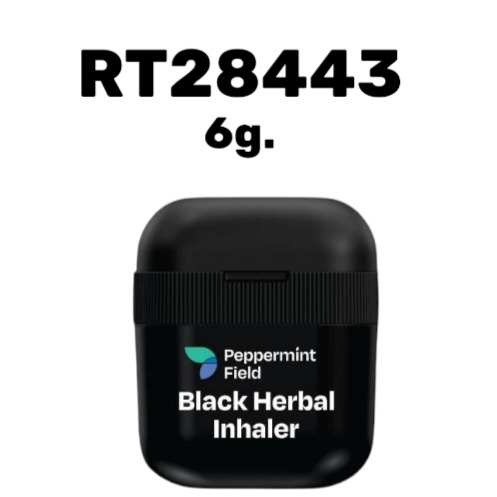 (NA) PEPPERMINT Field Black Inhaler 6g.